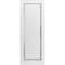 Sartodoors Solid French Door 18 x 80in, Nebraska Grey W/ Frosted Glass, Single Regular Panel Frame Trims Handle SETE6933ID-NEB-18 - alternate 1